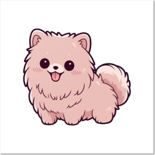 Cute Pomeranian Waiting Posters and Art